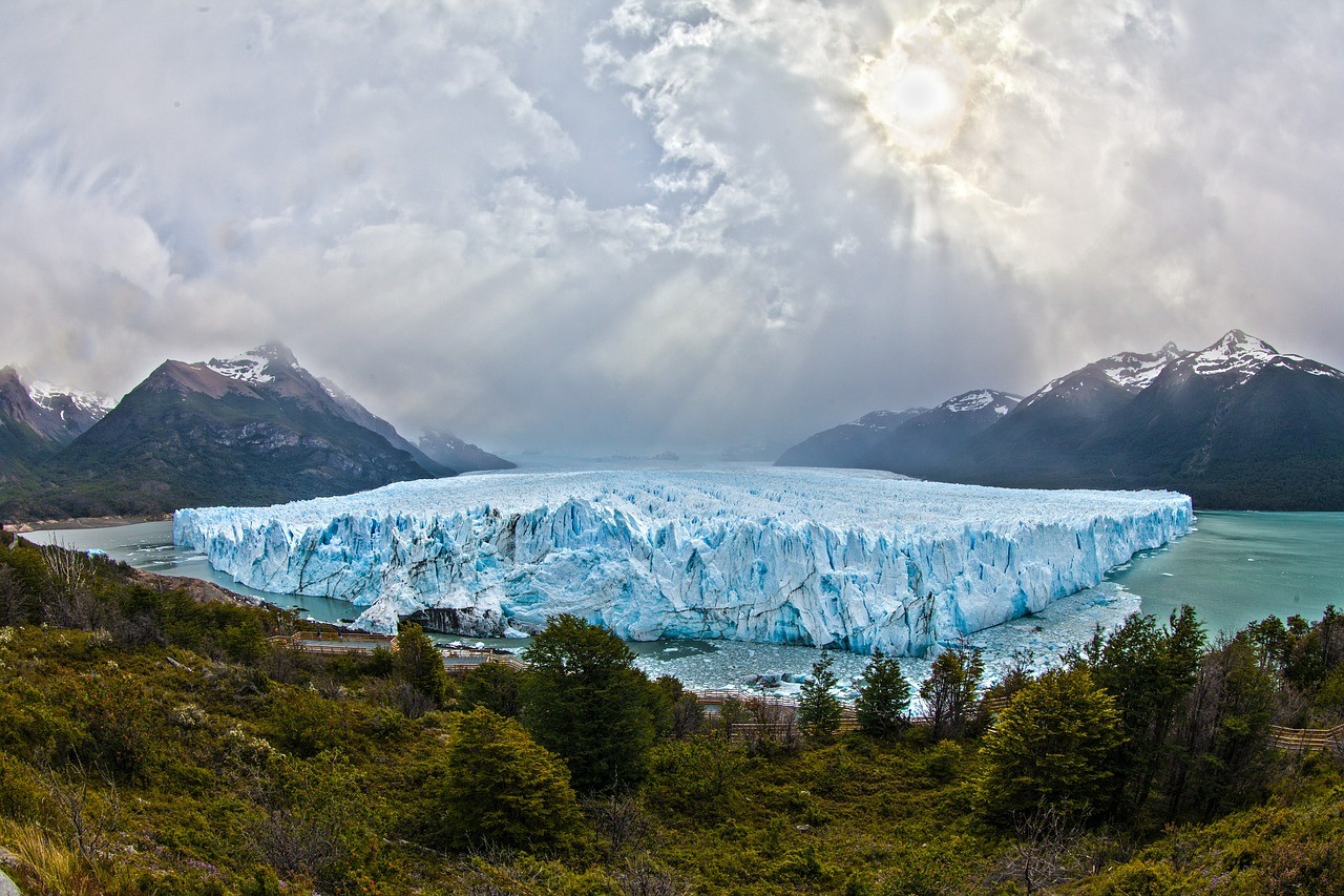 Argentinien Ansicht Gletscher