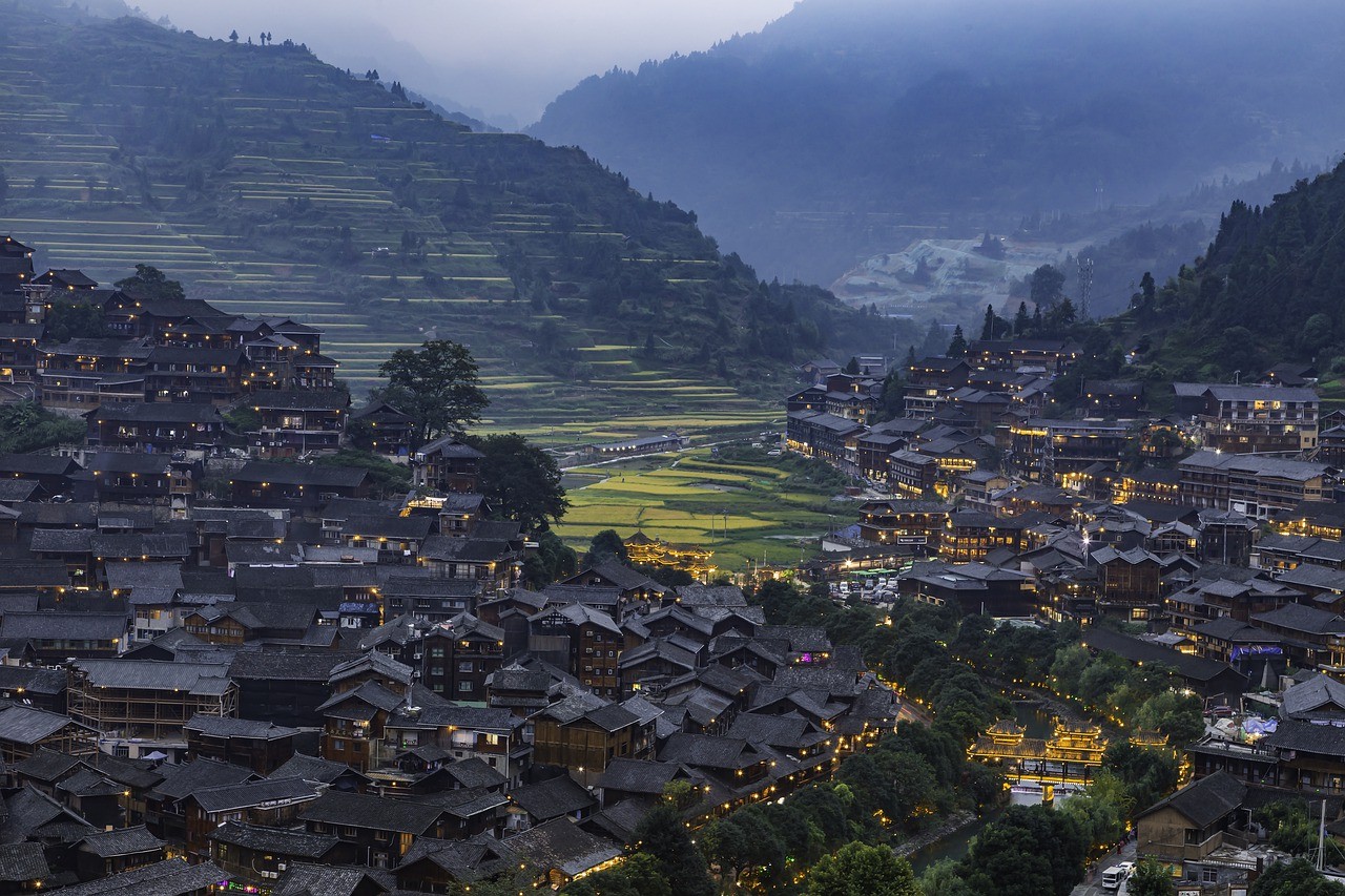 Ansicht der chinesischen Stadt