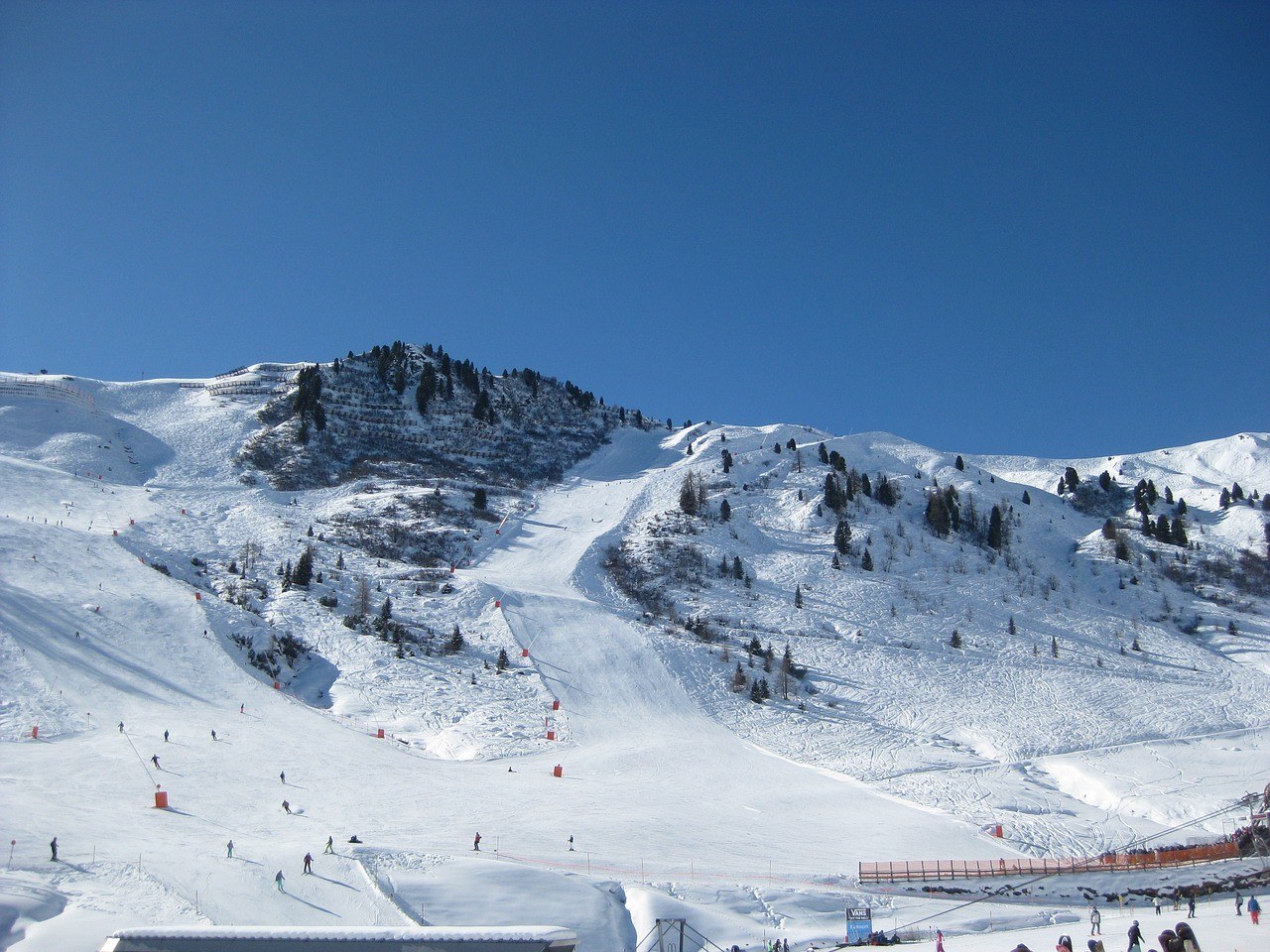 Pistenansicht Mayrhofen Österreich Wintersport