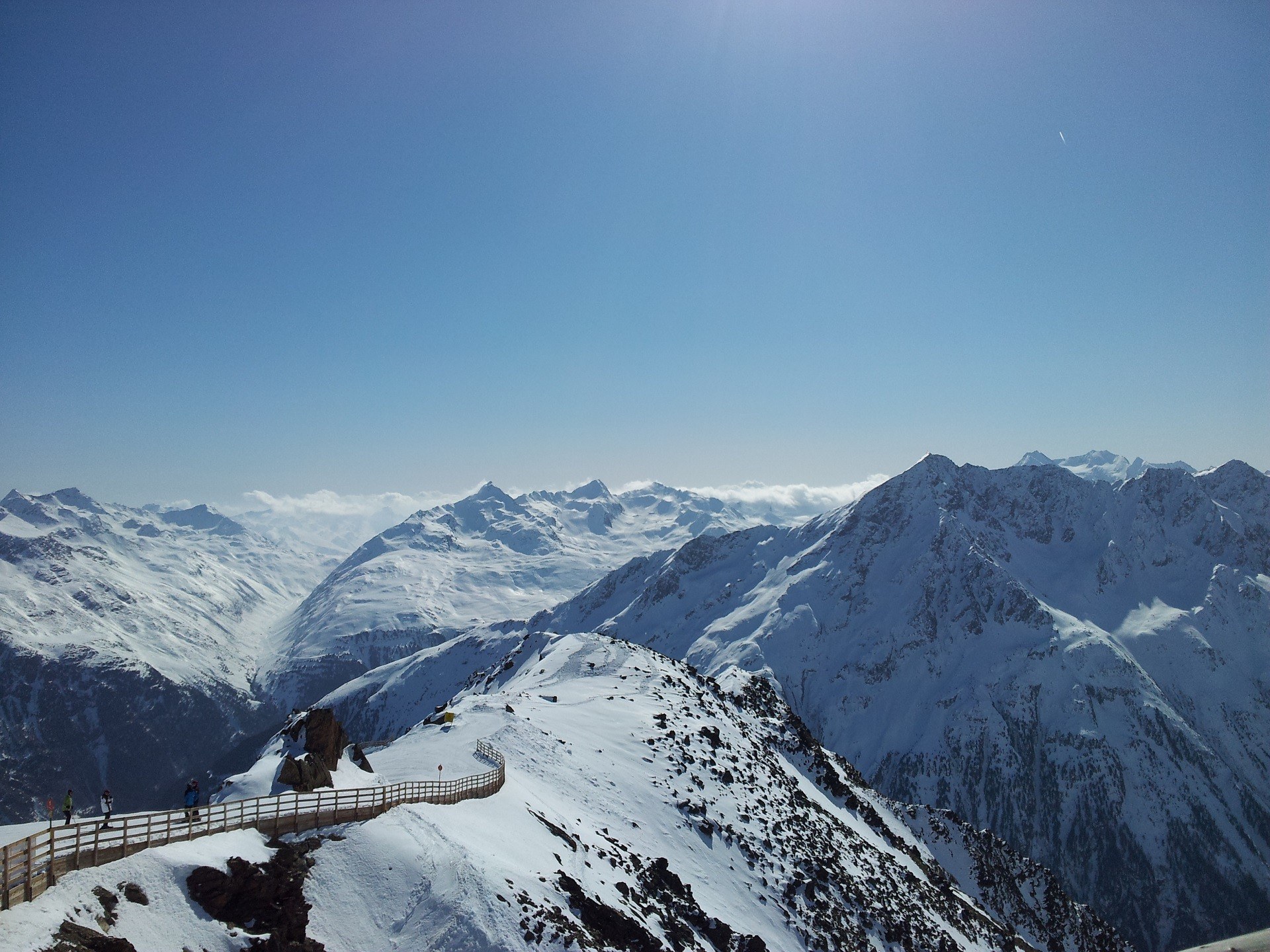 Wintersport Österreich Berge Schnee