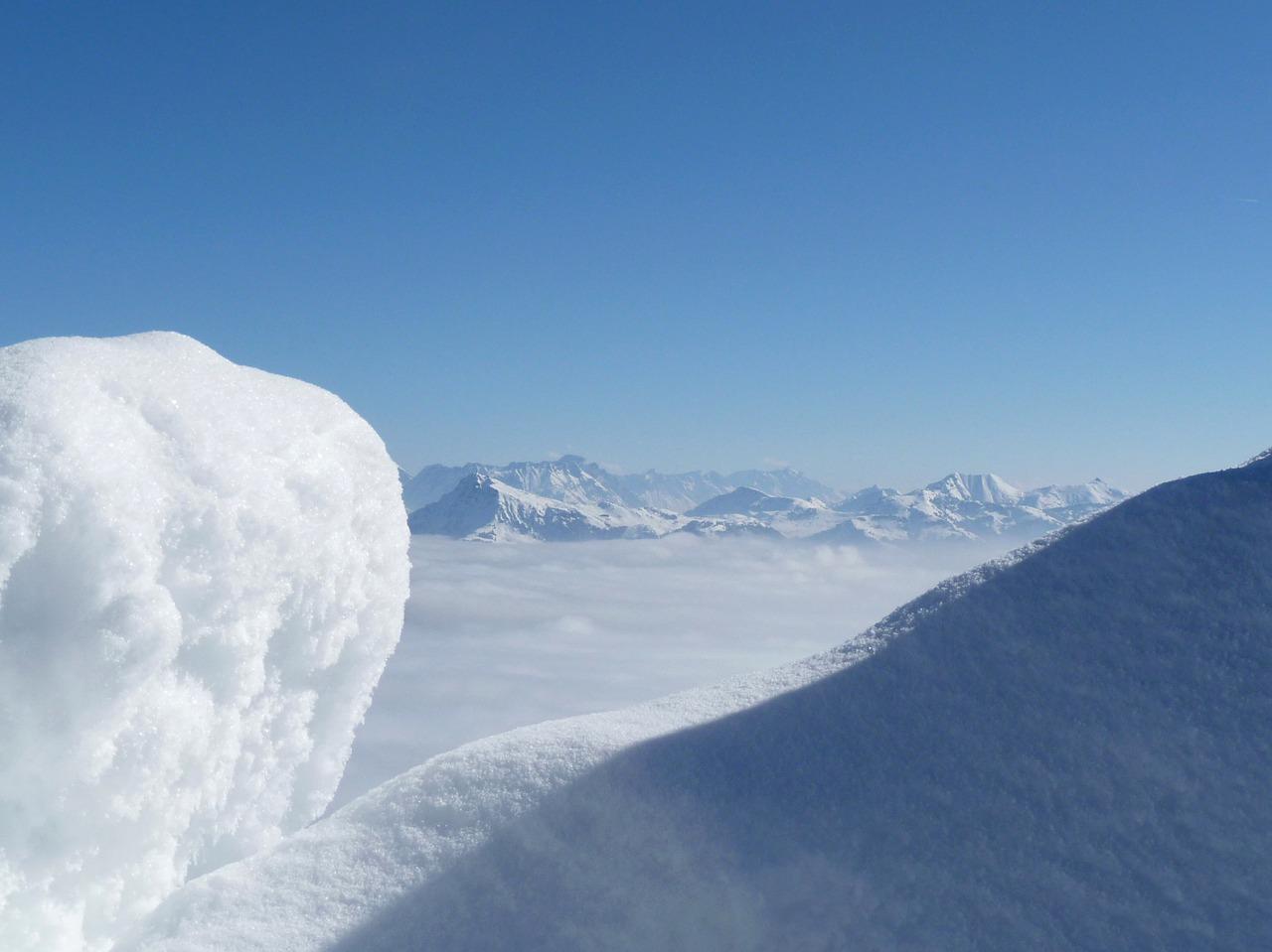 Wilder Kaiser-Brixental Aussicht Berge Schnee
